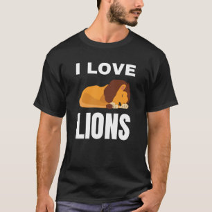 Camiseta Eu amo Leões