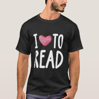 Camiseta Eu Amo Ler Para Ratos Leitores e Bibliófilos