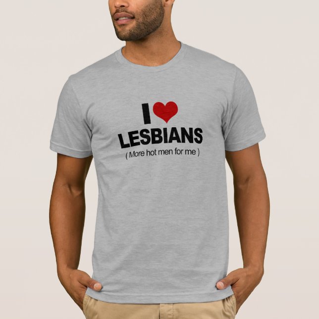 Camiseta Eu amo lésbica (Frente)