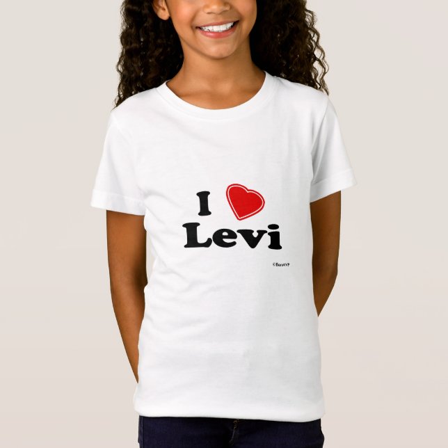 Camiseta Eu amo Levi (Frente)