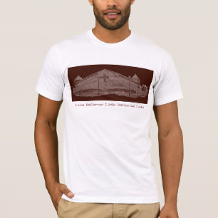 Camiseta Eu Amo Lida Belarus Architecture Castle Sketch