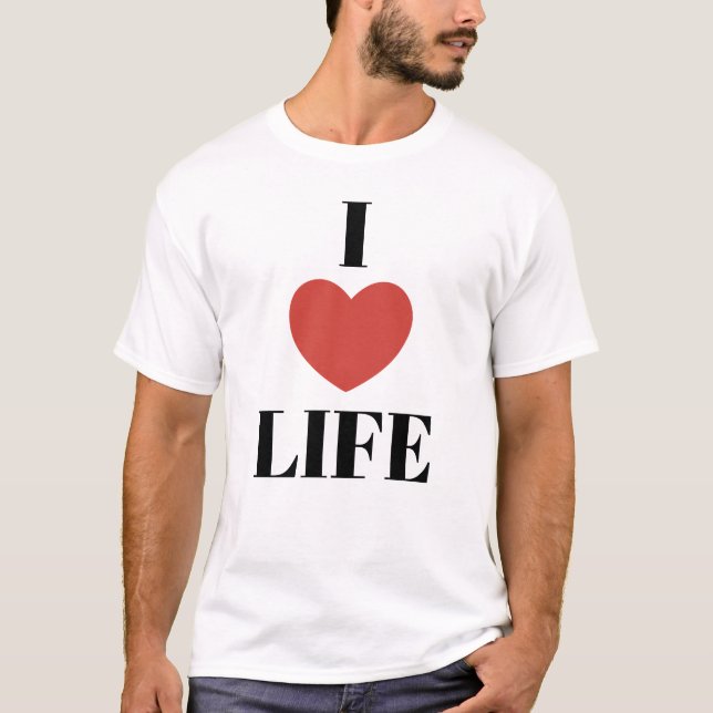 Camiseta EU AMO LIFE T-Shirt (Frente)