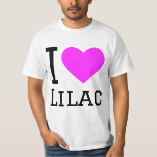 Camiseta Eu amo lilac