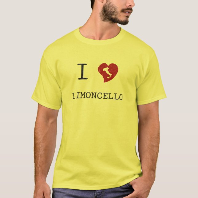 Camiseta Eu amo Limoncello (Frente)