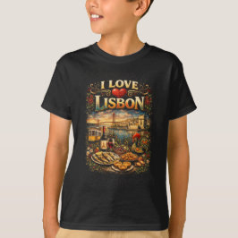 Camiseta Eu Amo Lisboa