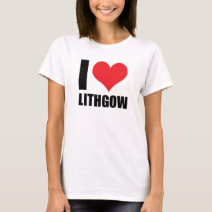 Camiseta Eu amo Lithgow