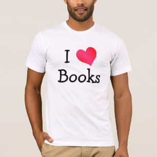 Camiseta Eu amo livros