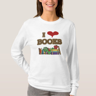 Camiseta Eu amo livros