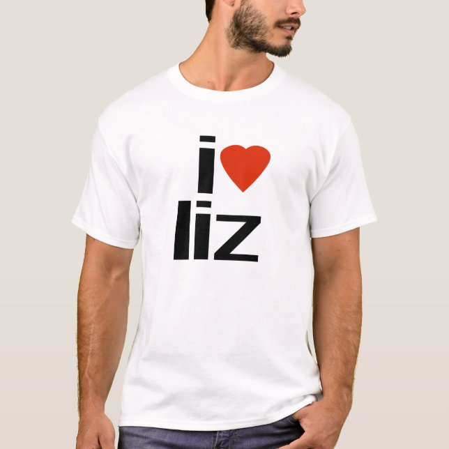 Camiseta eu amo liz (Frente)