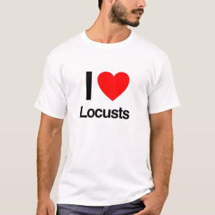 Camiseta eu amo locustídeo