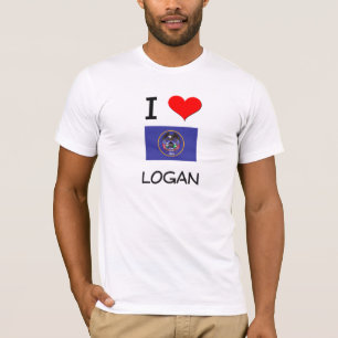 Camiseta Eu amo Logan Utá