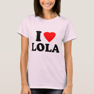 Camiseta Eu amo Lola