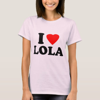Camiseta Eu amo Lola