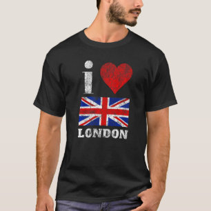 Camiseta Eu Amo London British England Uk Vintage