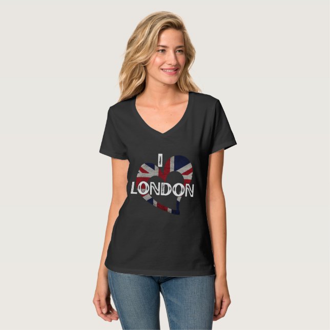 CAMISETA EU AMO LONDRES (Frente Completa)