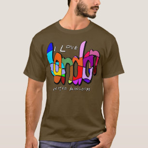 Camiseta Eu amo Londres Reino Unido