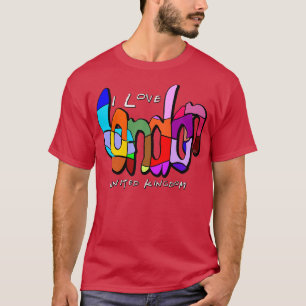 Camiseta Eu amo Londres Reino Unido