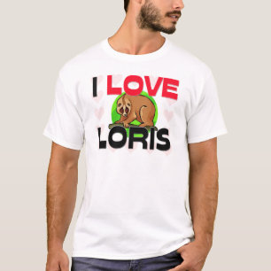 Camiseta Eu amo Loris