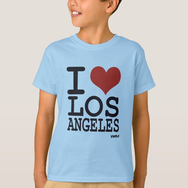 Camiseta Eu amo Los Angeles - LA (Frente)
