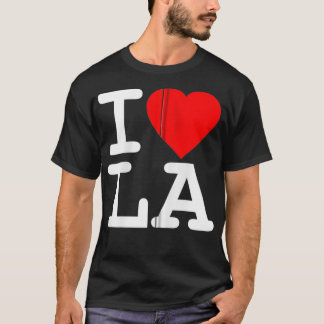 Camiseta Eu amo Los Angeles Zip