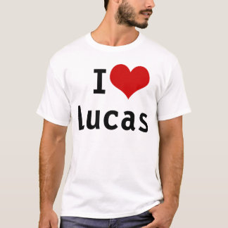 Camiseta Eu amo Lucas