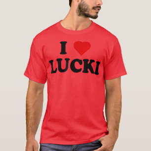 Camiseta Eu Amo Lucki I Heart Lucki