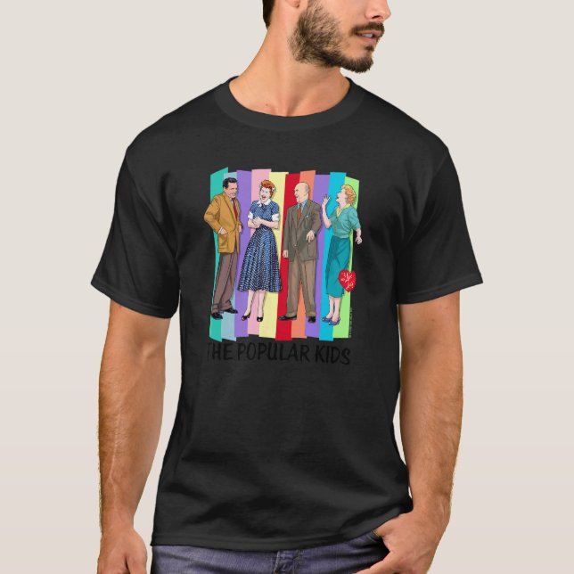 Camiseta Eu Amo Lucy As Crianças Populares (Frente)