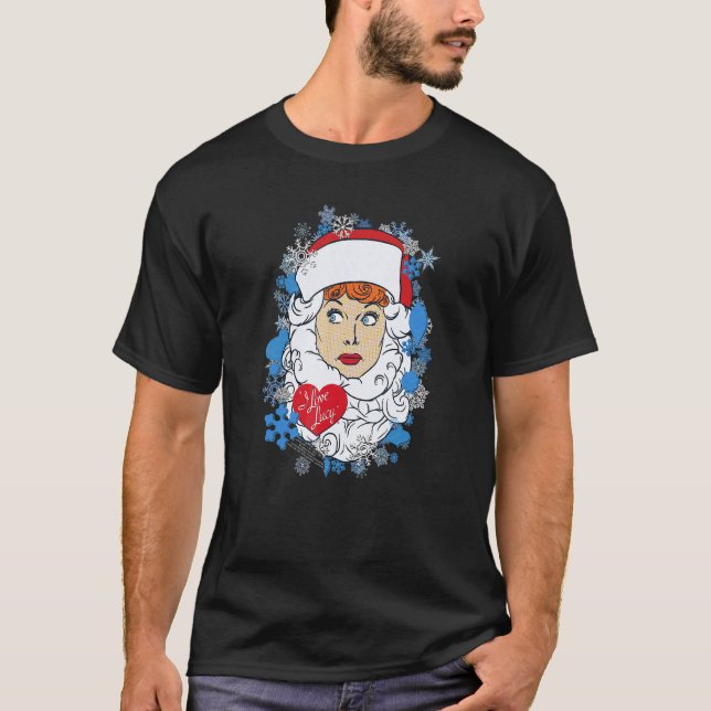 Camiseta Eu Amo Lucy Beard Flakes (Frente)