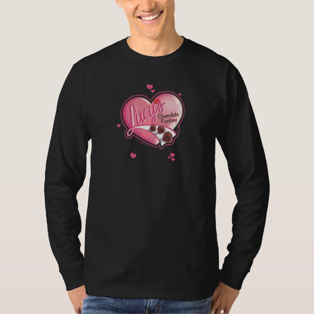 Camiseta Eu Amo Lucy Chocolate Smudges (Frente)