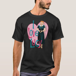 Camiseta Eu Amo Lucy Heart You