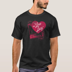 Camiseta Eu Amo Lucy Spray Paint Heart