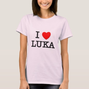Camiseta Eu amo Luka