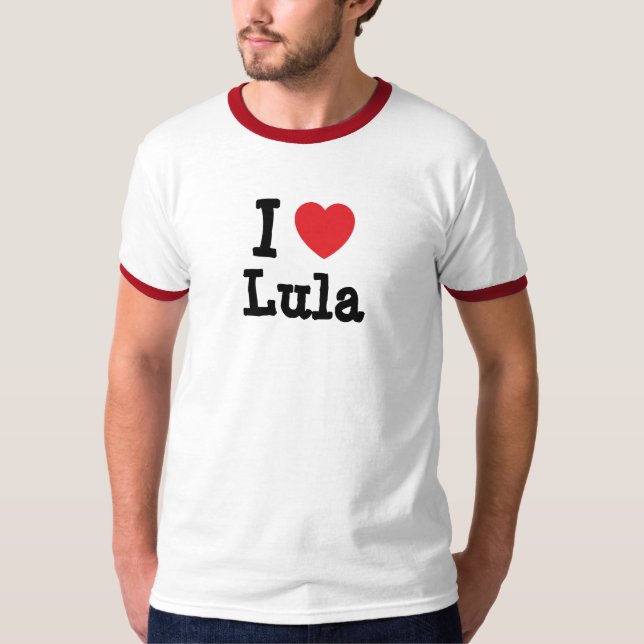 Camiseta Eu amo Lula Heart Shirt (Frente)