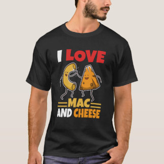 Camiseta Eu amo Mac e queijo
