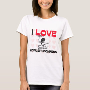 Camiseta Eu amo macacos de Howler