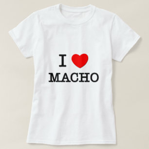 Camiseta Eu amo macho