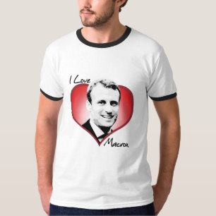 Camiseta Eu amo Macron -