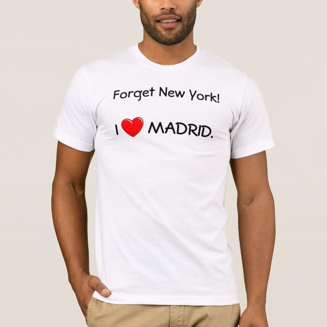 CAMISETA EU AMO MADRID (Frente)