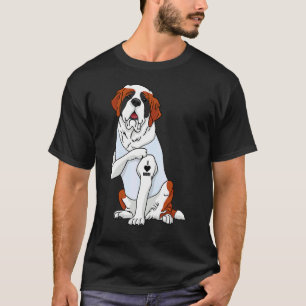 Camiseta Eu Amo Mãe Tatto Bernhardiner Dia de as mães De Ca