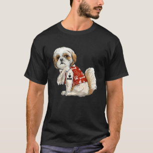 Camiseta Eu Amo Mãe Tattoo Shih Tzu Mãe Dia de as mães