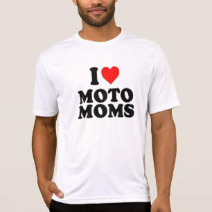 Camiseta eu amo mães de moto