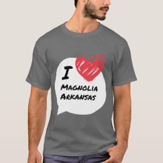 Camiseta Eu amo Magnolia Arkansas