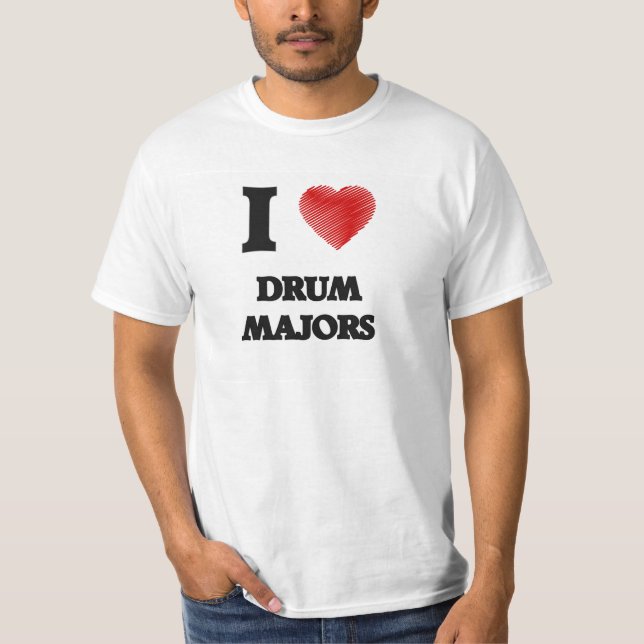 Camiseta Eu amo majores de cilindro (Frente)