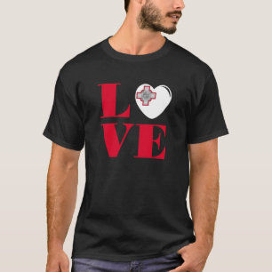 Camiseta Eu amo Malta