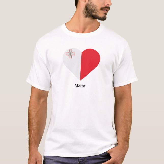 Camiseta Eu Amo Malta (Frente)
