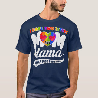 Camiseta Eu amo mamãe e mamãe orgulhosos mamãe LGBT Da