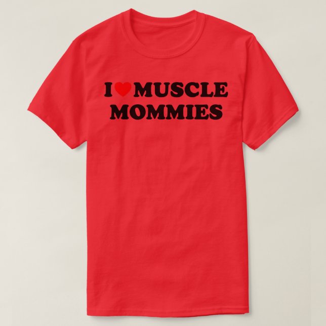 Camiseta Eu Amo Mamãe Muscular (Frente do Design)
