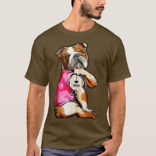 Camiseta Eu Amo Mamãe Tatto Cachorro Cachorro Cachorro Cach