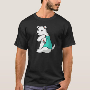 Camiseta Eu Amo Mamãe Tatto White Dog Mãe