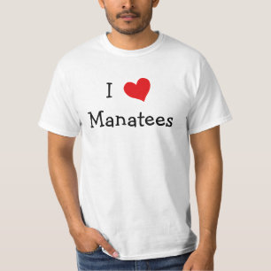 Camiseta Eu Amo Manatees